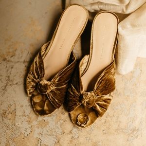 Loeffler Randall Celeste Velvet Mules Size 6